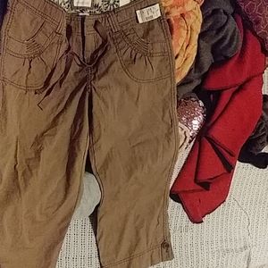 Maurice's brown capri